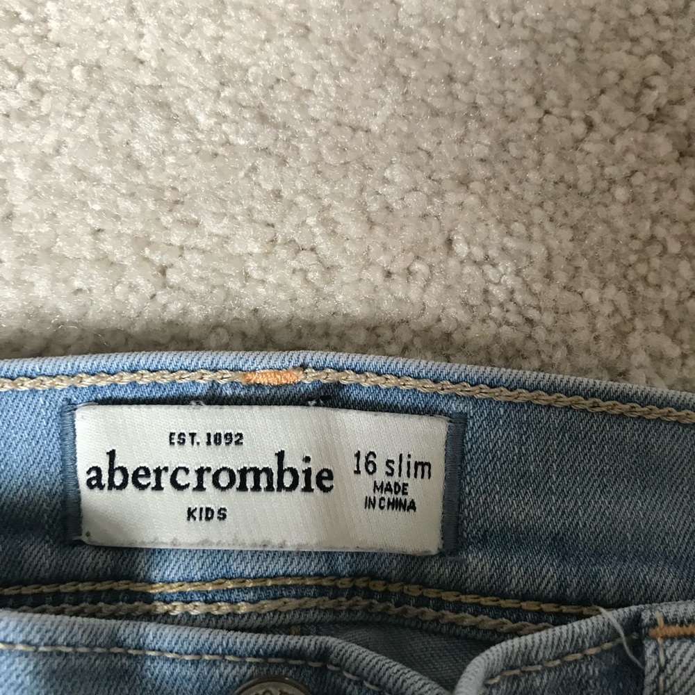 Abercrombie jeans size 16 slim